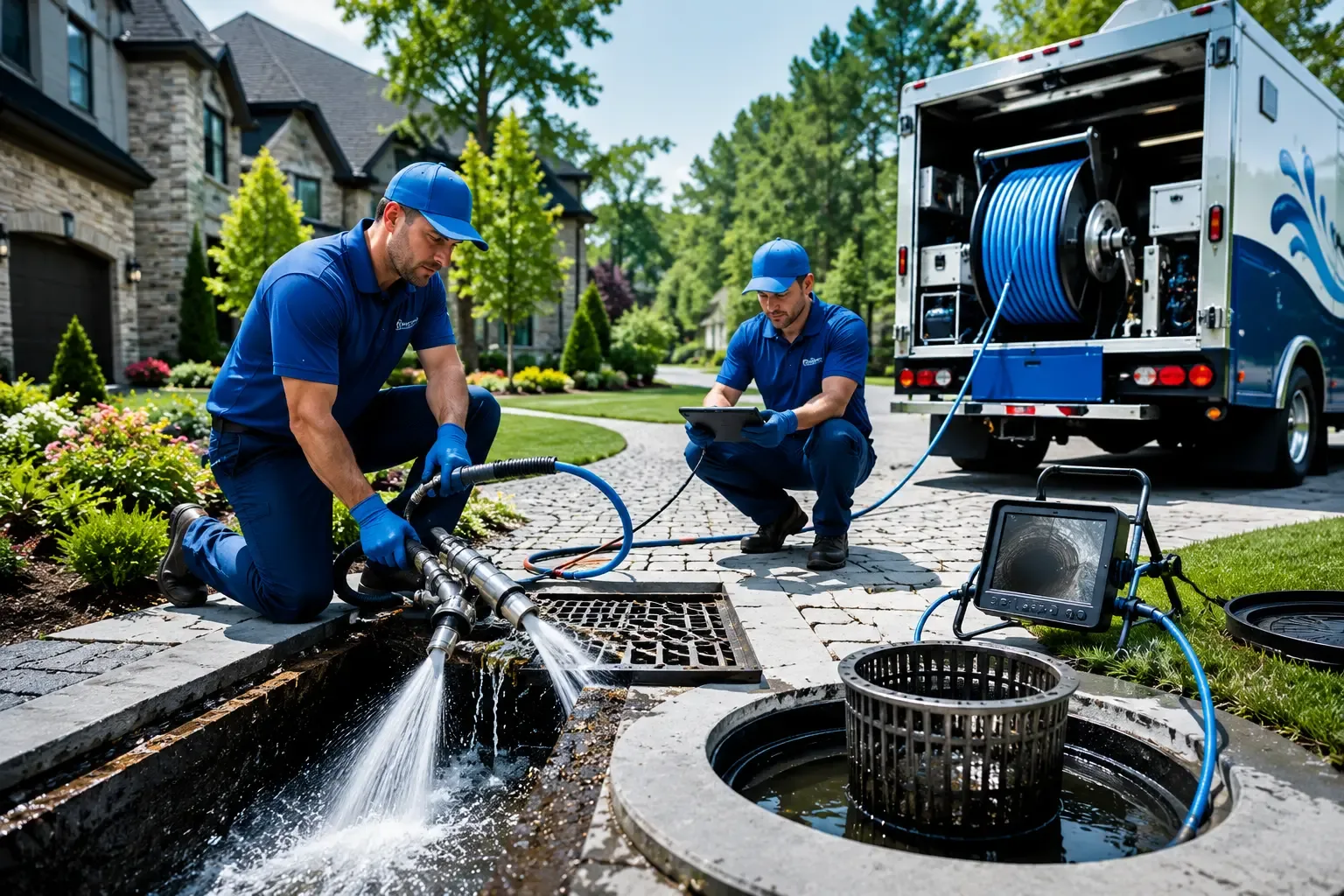 Local outdoor drain cleaning professionals in Bedias, TX
