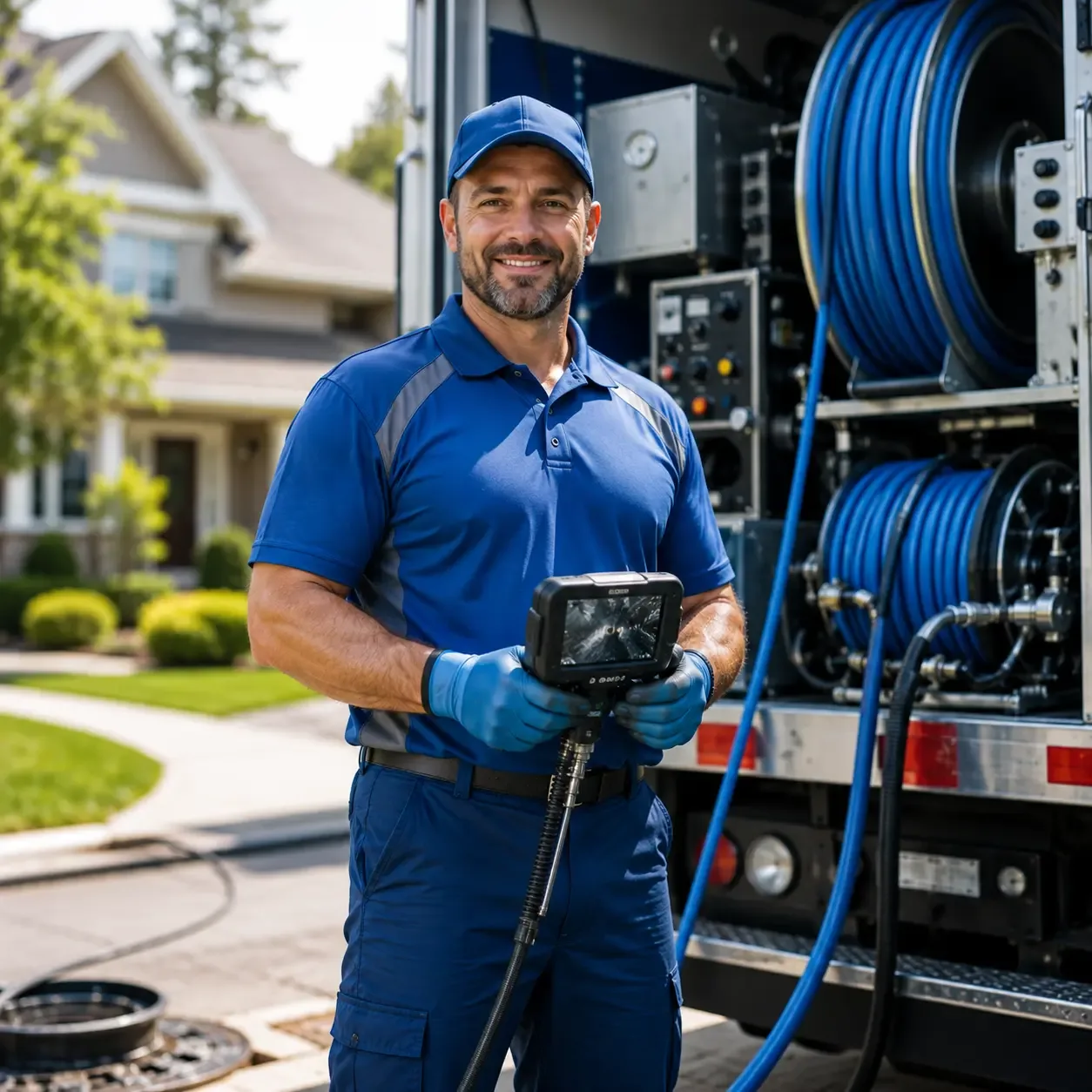 Local outdoor drain cleaning specialists in Bedias, TX